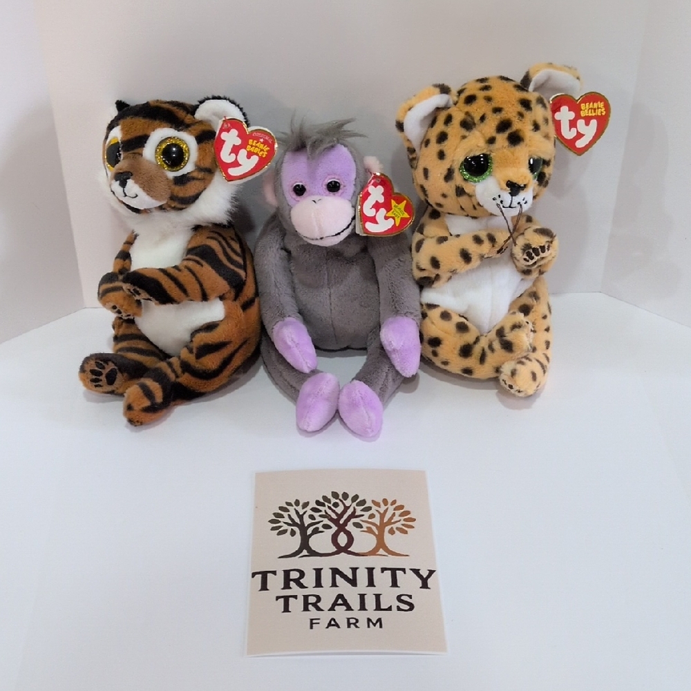 TY Beanie Belly Jungle Trio